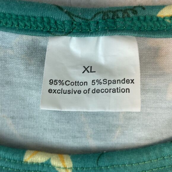 Unbranded Dress Girls Size 5 (XL) Green Orange‎ Pumpkin Fall Autumn Thanksgiving - Picture 3 of 3